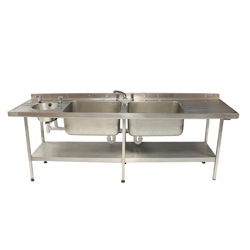 Double Bowl Sink 2400mm for hire.